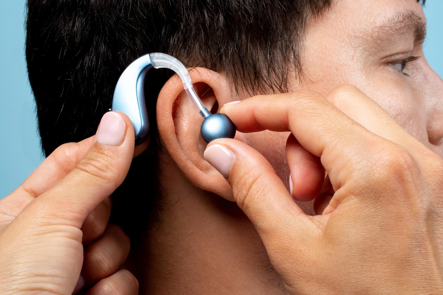 behind-the-ear hearing aids